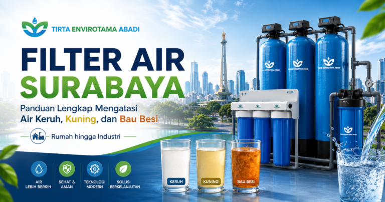 Filter Air Surabaya: Panduan Lengkap Mengatasi Air Keruh, Kuning, dan Bau Besi (Rumah hingga Industri)